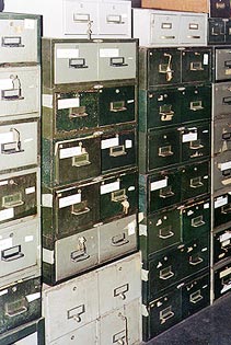 Pabst's card index - photo by Sergio Araujo